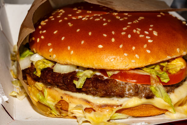 Juicy burger in a perfect bun