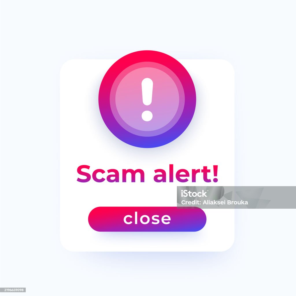 Scam Download Scam Alert Vector Ui Design Stock Illustration - Download Image Now ...