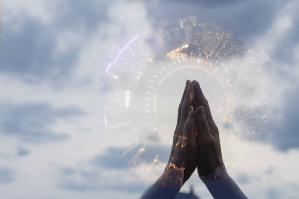 Harmony between the spiritual and urban worlds. Combining spirituality and the modern urban world.