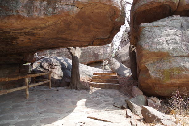 istock Rock Shelters of Bhimbetka 2196674570