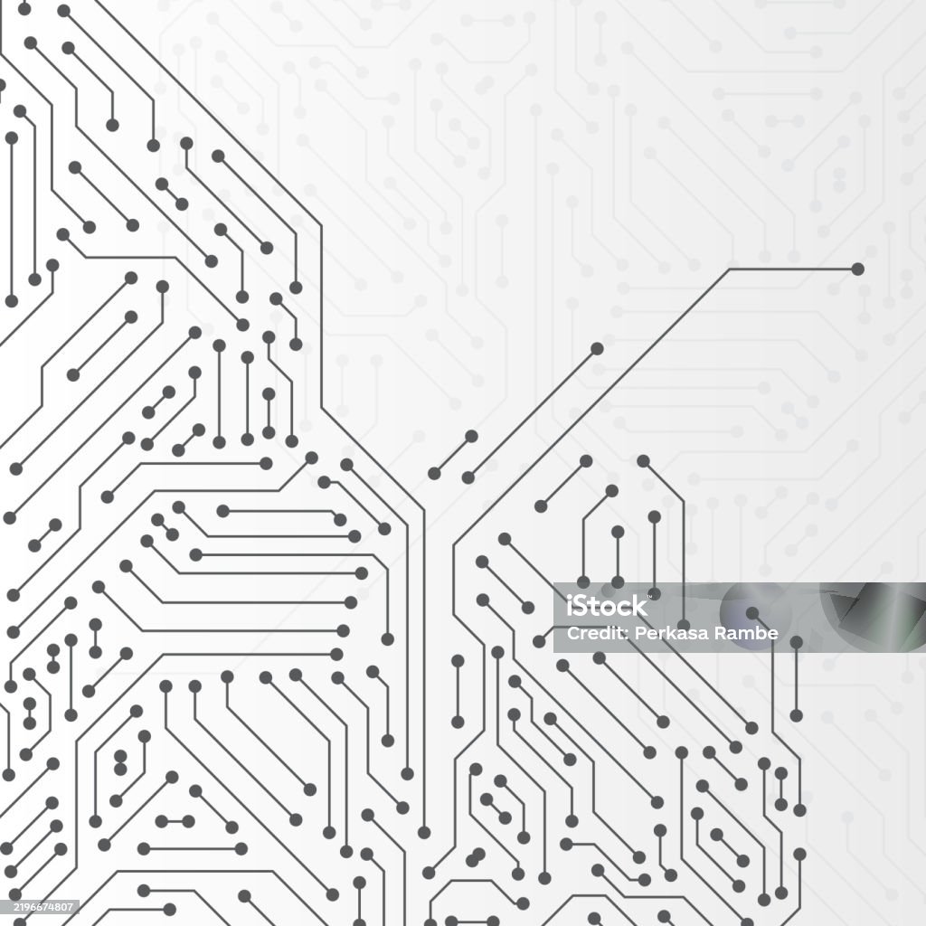 Computer Engineering Technology Board Inage Computer Circuit Board Electronic On White Engineering Technology ...