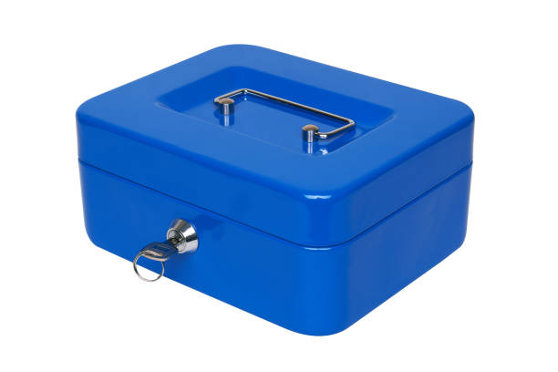 istock Cash box isolated on white 2196678259