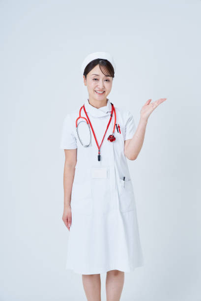 istock A female medical staff member posing as a guide 2196679712