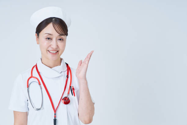 istock A female medical staff member posing as a guide 2196679752