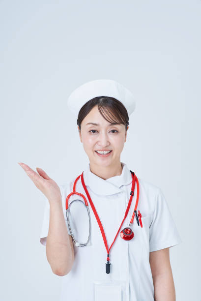 istock A female medical staff member posing as a guide 2196679869