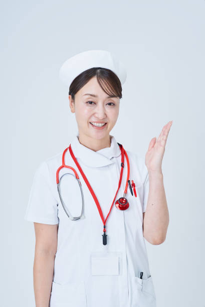 istock A female medical staff member posing as a guide 2196679905