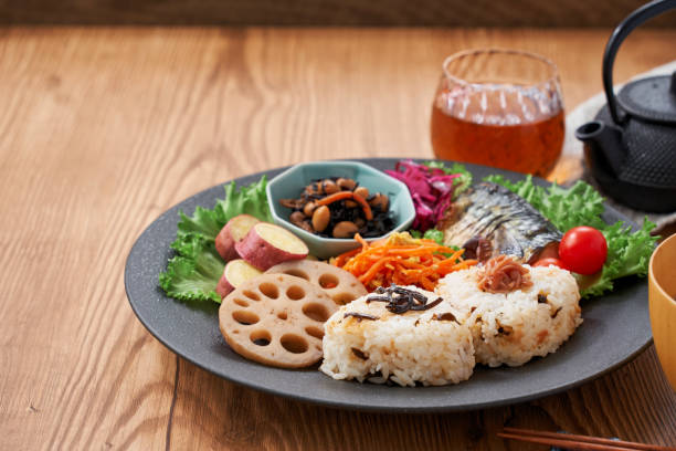 istock Beautifully Plated Japanese One-Plate Meal 2196684456