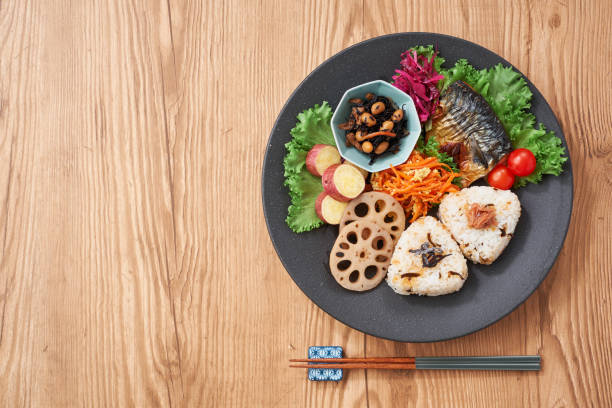 istock Beautifully Plated Japanese One-Plate Meal 2196684465