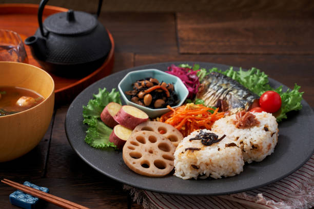 istock Beautifully Plated Japanese One-Plate Meal 2196684469