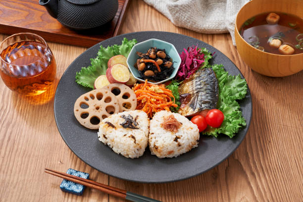 istock Beautifully Plated Japanese One-Plate Meal 2196684475