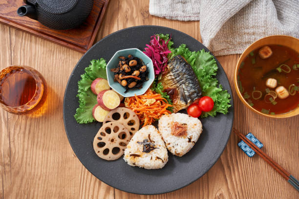 istock Beautifully Plated Japanese One-Plate Meal 2196684542