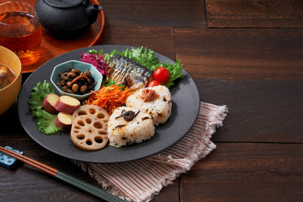 istock Beautifully Plated Japanese One-Plate Meal 2196684560