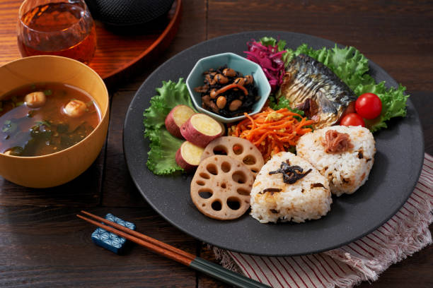 istock Beautifully Plated Japanese One-Plate Meal 2196684580