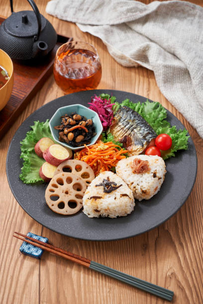 istock Beautifully Plated Japanese One-Plate Meal 2196684582
