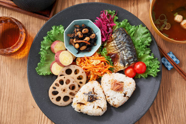 istock Beautifully Plated Japanese One-Plate Meal 2196684588