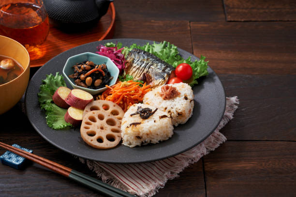 istock Beautifully Plated Japanese One-Plate Meal 2196684601