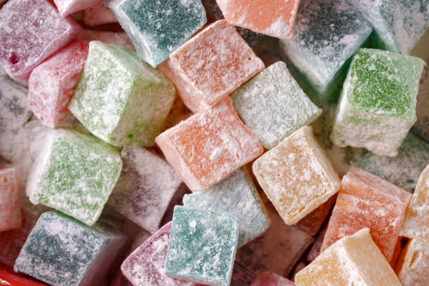 Colorful confections spread on a table ready to be enjoyed during a festive gathering or celebration