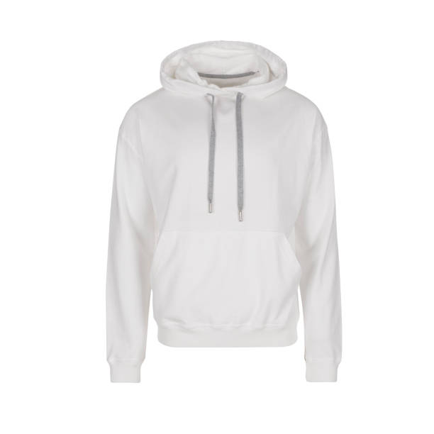 istock White men's sweatshirt with a hood isolated on white background 2196691258