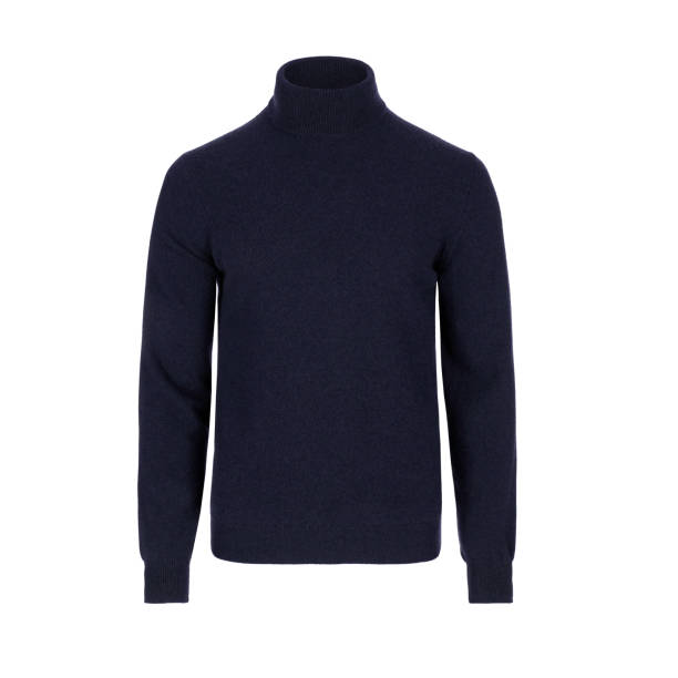 istock Men's blue sweater with collar 2196691278