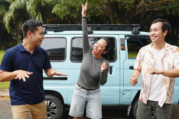 istock Friends Dancing Together During Vacation 2196691595