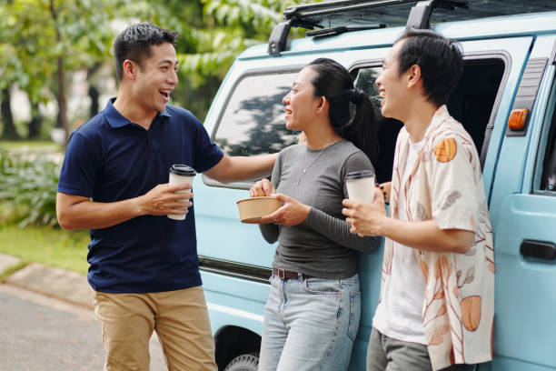 istock Travelers Having Rest During Trip 2196691615