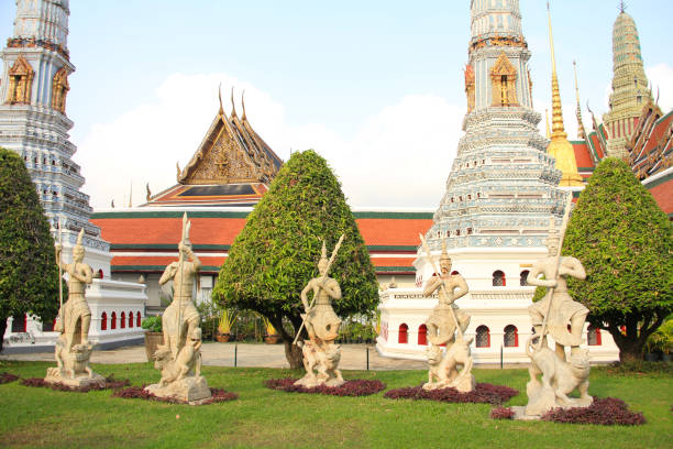Beautiful Architecture inside the Grand Palace, Bangkok, Thailand