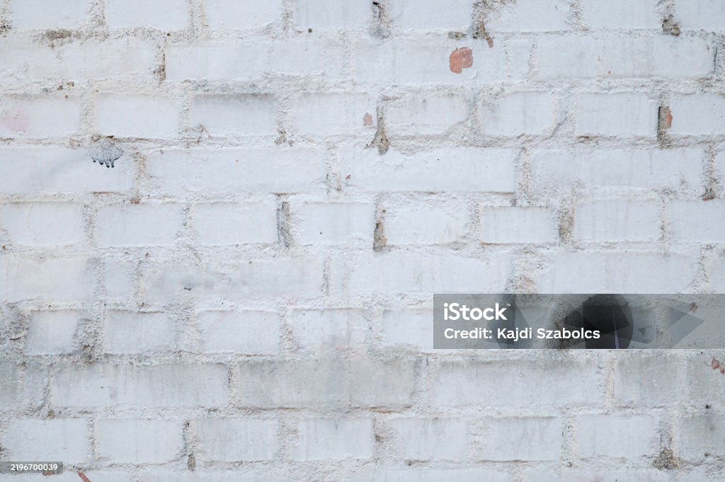 Subtle Brickwork Background Plain White Brick Wall With Subtle Texture Stock Photo - Download Image ...