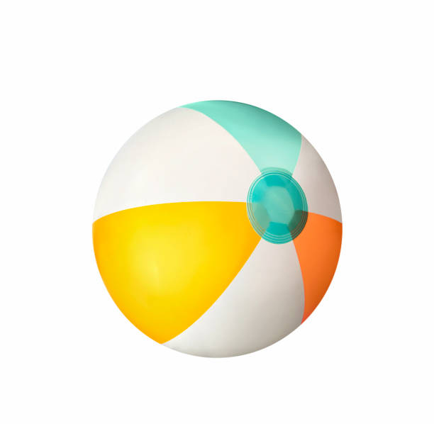 istock Beach ball isolated on white,pool item,object.Summer symbol.Nobody. 2196705173