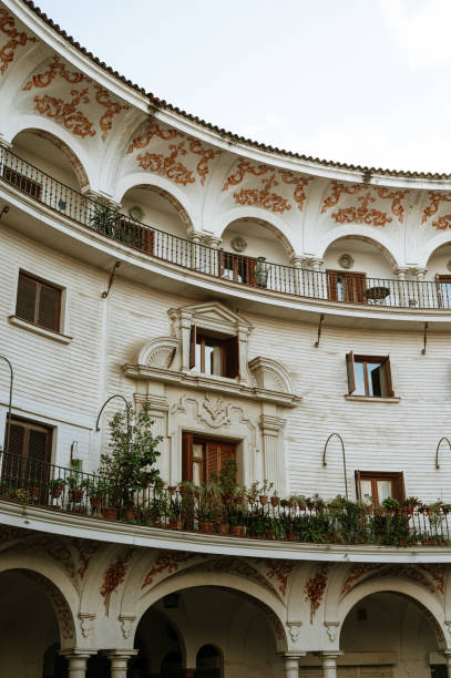 istock Building facades in Plaza del Cabildo, Sevilla 2196710217