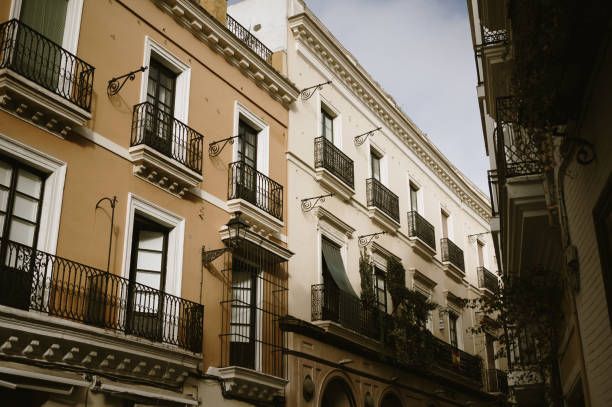 istock Building facades in Sevilla, Spain 2196710258