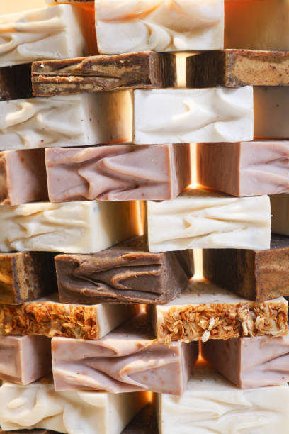 istock Explore the Artisan Soap Collection with Natural Ingredients and Luxurious Textures 2196710751