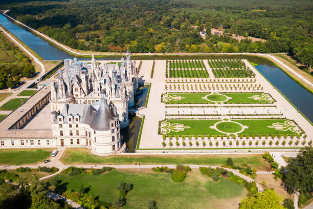 Chateau de Chambord is the largest castle in the Loire valley, France
