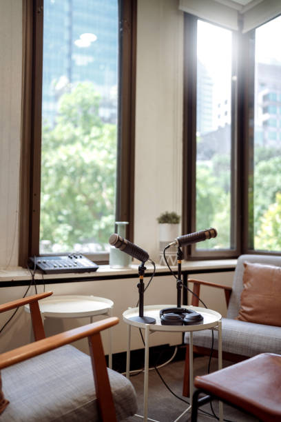 istock Podcast studio with no people 2196722563