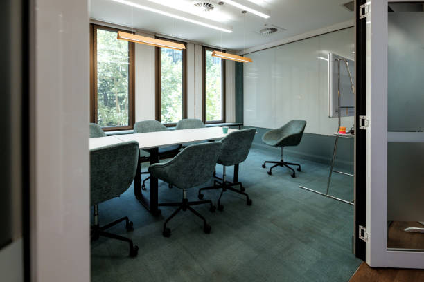 istock Modern board room with no people 2196722797