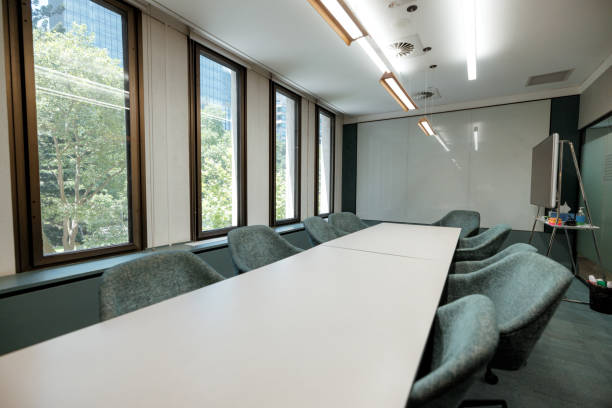 istock Modern board room with no people 2196722846