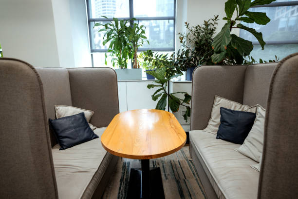 istock Modern rest area at office with no people 2196722888