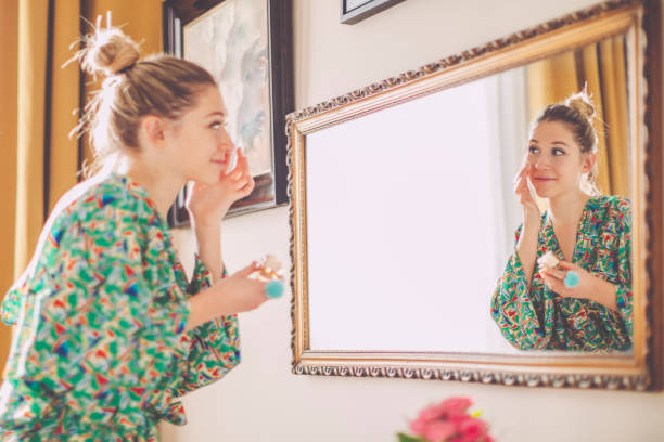 istock Young woman at home 2196724866