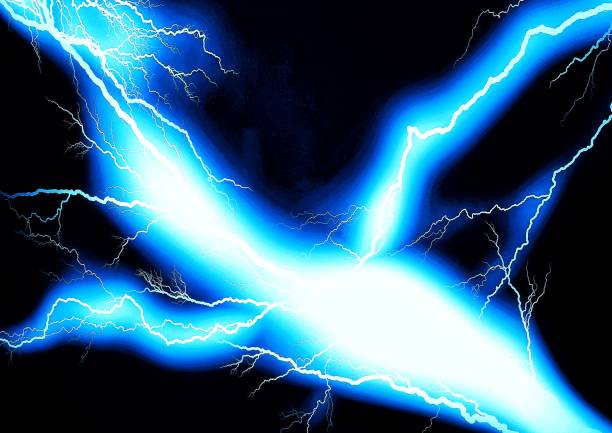 istock 3d rendering of a blue lightning strike on a black background 2196726570