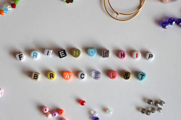 istock Friendship Bracelet Supplies On White Background 2196728961