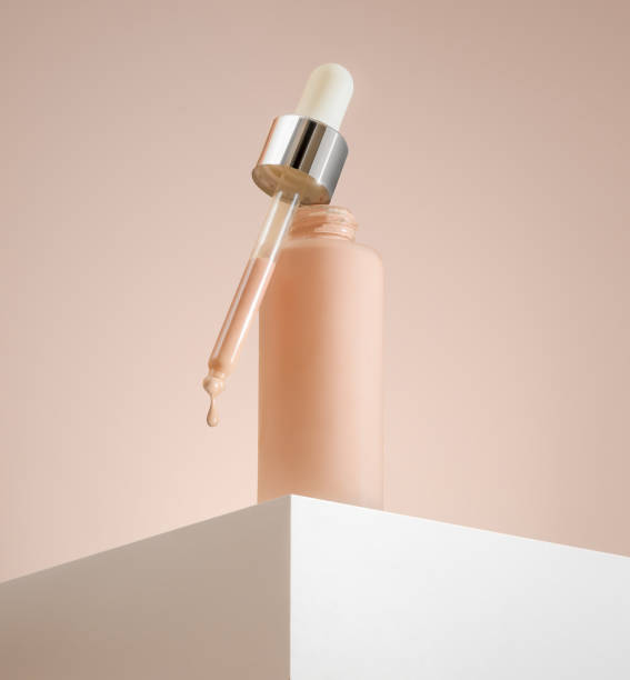 istock Stylish and Elegant Liquid Foundation Bottle Designed with a Drip Effect for Perfect Use 2196734236