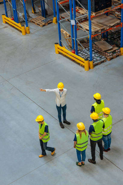 istock Top view of a foreman firing a warehouse worker 2196740954