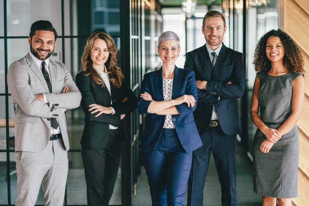 istock Professional Business Team in a Modern Office 2196755436