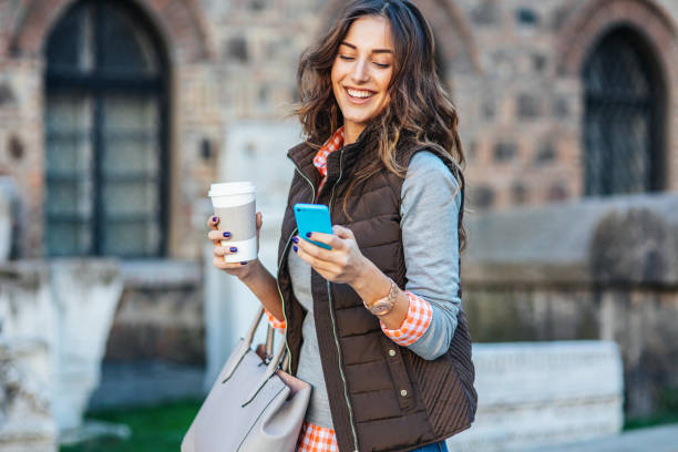 istock Texting in the city 2196755474
