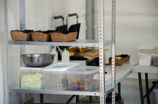 istock The process of cooking in an outdoor kitchen 2196759272