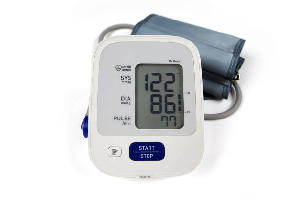 istock Medical electronic tonometer on a white background. 2196767000