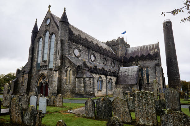 istock St Canice's Cathedral and Round Tower, Kilkenny, Ireland 2196768377