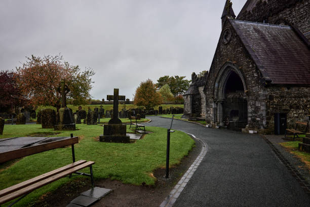 istock Historic graveyard at St Canice's Cathedral, Kilkenny, Ireland 2196768390
