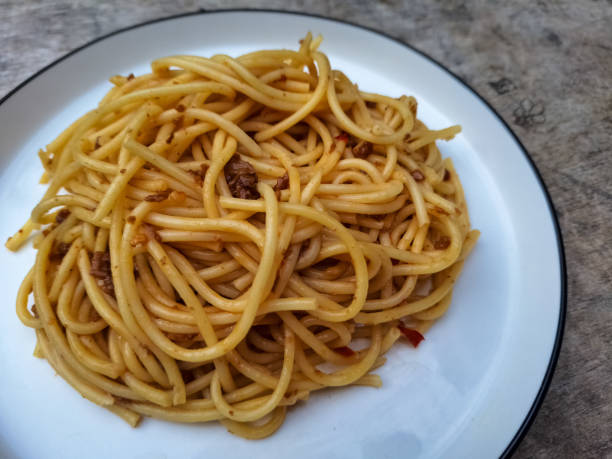 istock Delicious Spaghetti Bologonese On A Plate. Food Menu. 2196775548