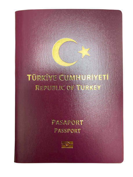 istock TUrkish Passport isolated On White and Clipping Path 2196778285