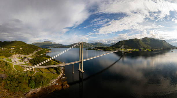 Gjemnessundbrua, a magnificent bridge in Gjemnes, Norway